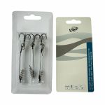 Повідець Goss для оснастки силікону Stinger Rig 1x7 - 7,5 см - Трійник №4 - 11 кг - 3 шт/уп