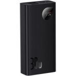 Повербанк Baseus (PPAD050) 20000mAh 30W Adaman2 Digital Display Fast Charge Power Bank With Simple Series Charging Cable USB to Type-C 3A 0.3m Black) - PPAD050001 - Чорний