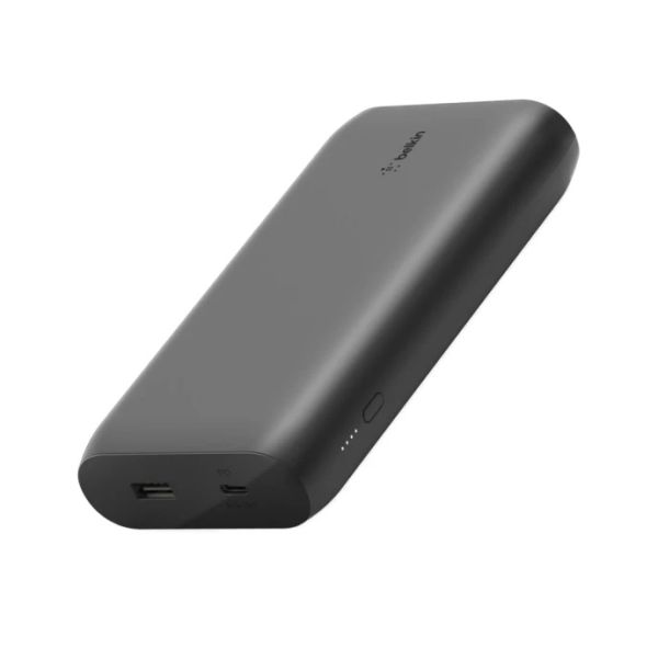 Повербанк (Power Bank) Belkin 20000mAh - 30W - USB-A - USB-C - Черный