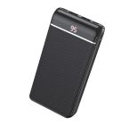 Повербанк (Power Bank) HOCO J59A - 20 000 mAh - LED цифровий дисплей - Чорний