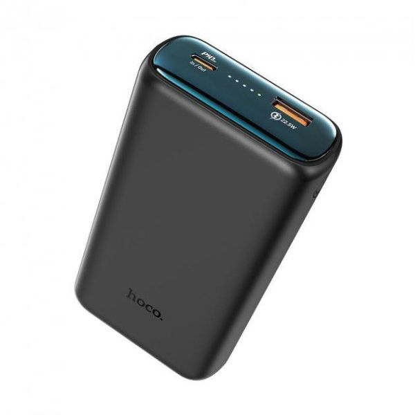 Повербанк (Зовнішній акумулятор) Hoco Q1A - 20000 mAh - Kraft fully compatible power bank - Чорний