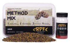 Підгодовування RPF Метод-Мікс 2в1 "Classic" - Амур - 400 г пелетса Ø2 мм + 50 мл ліквіду