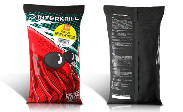 Підгодовування Interkrill Карп - Кукурудза (BSB-015B) - 1 кг