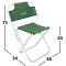 Стілець складаний Ranger Sula Alum - Зі спинкою - Зелений (RA4421)