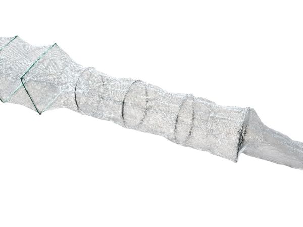Раколовка гармошка Wolf №22 - 11 м - 25x30 см - Вічко 6 мм - 20 входів - Білий