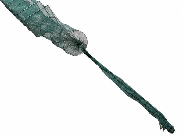 Раколовка гармошка Wolf №28 - 14 м - 43x33 см - Вічко 6 мм - 24 входи - Зелений