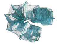 Раколовка - Кордова нитка - Вічко 7 мм - 12 входів - 25x30 - Зелений - 5 м