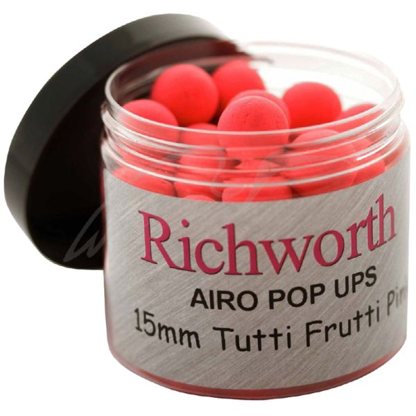 Плаваючі бойли Richworth Pop Ups Boilies - 15 мм - 200 мл - Tutti Frutti Pink