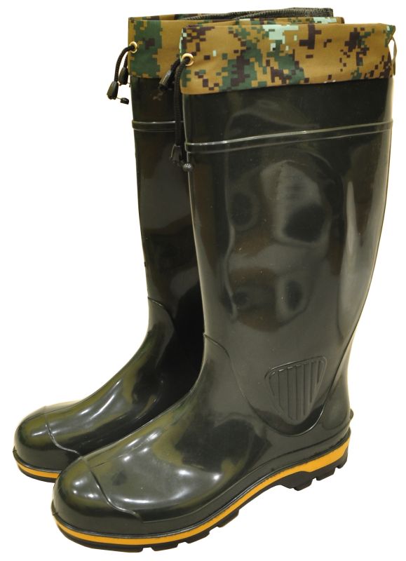 Сапоги утепленные с манжетом ПС 15 УММ - Оливковые (болото)