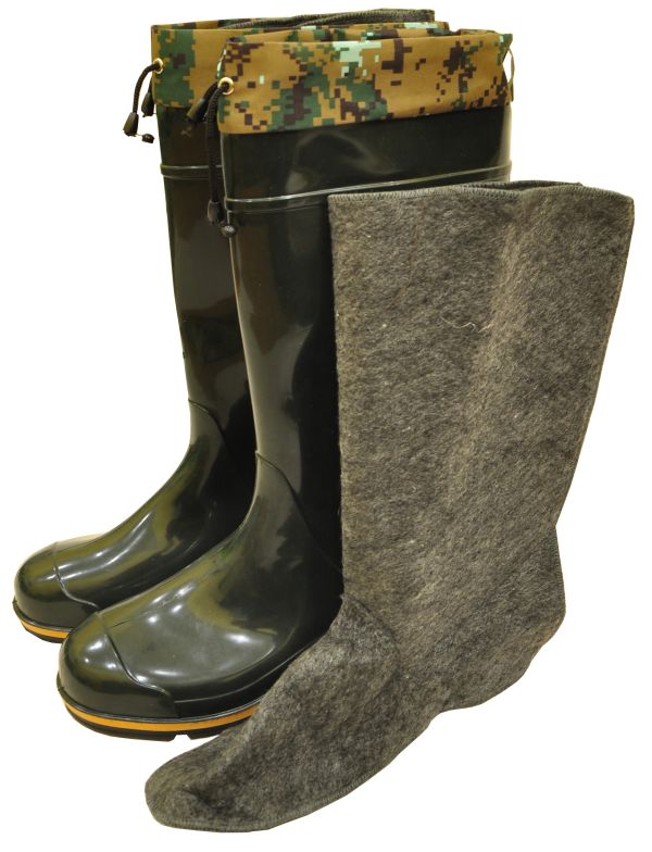 Сапоги утепленные с манжетом ПС 15 УММ - Оливковые (болото)