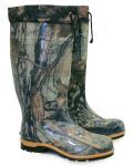 Сапоги утепленные силиконовые с манжетом ПС 15-1С - Камуфляж