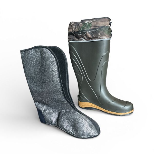 Сапоги Realpaks Fogo ЭТСМ-04 - С манжетом и фольгированным вкладышем - До -40°С - Хаки