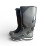 Чоботи Realpaks чоловічі СМ-5/3 - Триколірні - ПВХ - Чорний/Сірий/Чорний