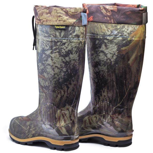 Сапоги силиконовые с манжетом Гума Трест М-01 - Без вкладыша (NEW) - Дубок