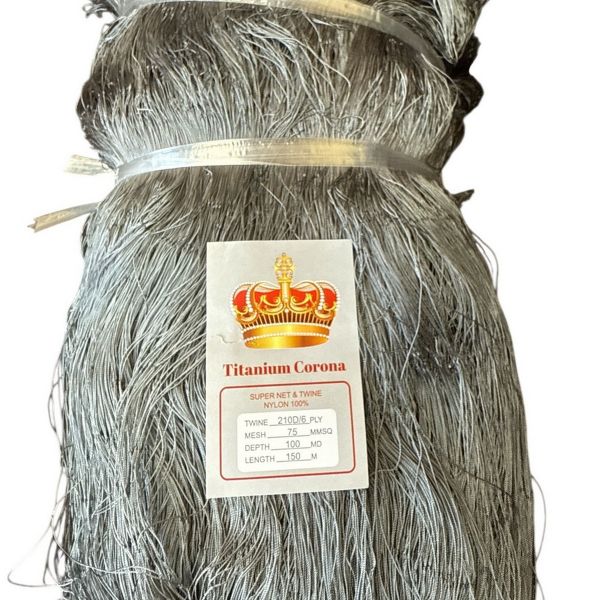 Сєтєполотно "Titanium Corona" 100x150 - Рибальська лялька - Нитка 210D/6 (0,65 мм)