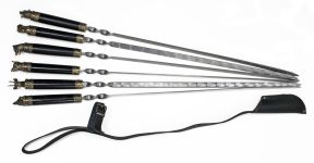 Шампура "Звірі" - Подарункові - В чохлі - Кизляр