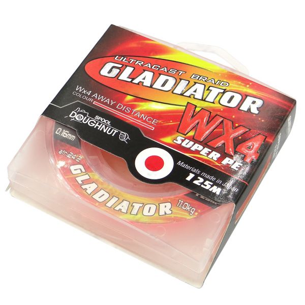 Шнур Gladiator WX4 UltraCast - Помаранчевий - 125 м