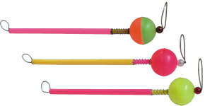 Сигналізатор клювання Dolphin - Шумовий - Куля - Жовто-Червоний - 1 шт.