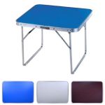 Стіл розкладний туристичний 80x60x70 см - Stenson - Білий - MH-3089L