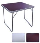 Стіл розкладний туристичний - 40х60х50 см - Білий