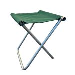 Стілець ХаркІв без спинки - 40x27x26 см - Сталева труба - Хакі