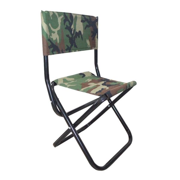 Стілець зі спинкою XXL - Стубла - 37x35x80 см - Армована тканина