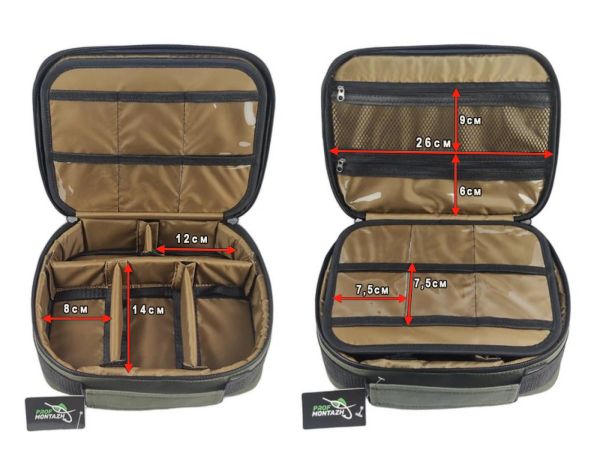 Сумка-органайзер Tackle Bag Mini для годівниць та аксесуарів - На 5 відділень - ПрофМонтаж