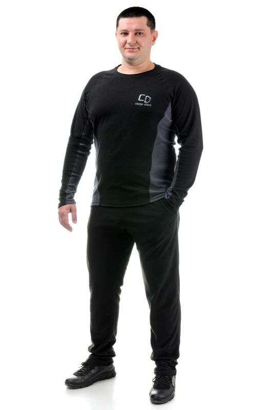 Термобелье Carpe Diem "Perfomance" - Микрофлис - Чёрно-серый