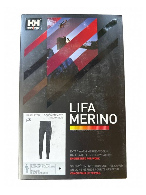 Термоштаны мужские Helly Hansen HH Lifa Merino Pant - Black