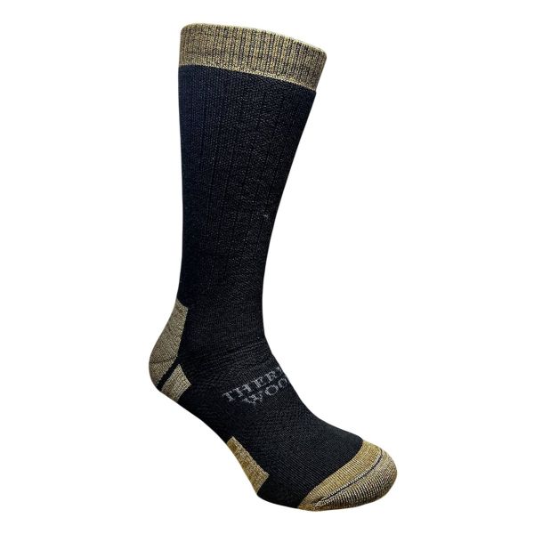 Термоноски Carpe Diem "Optimist" Merino - Зимние - Высокие - Шерсть - Черный-кайот