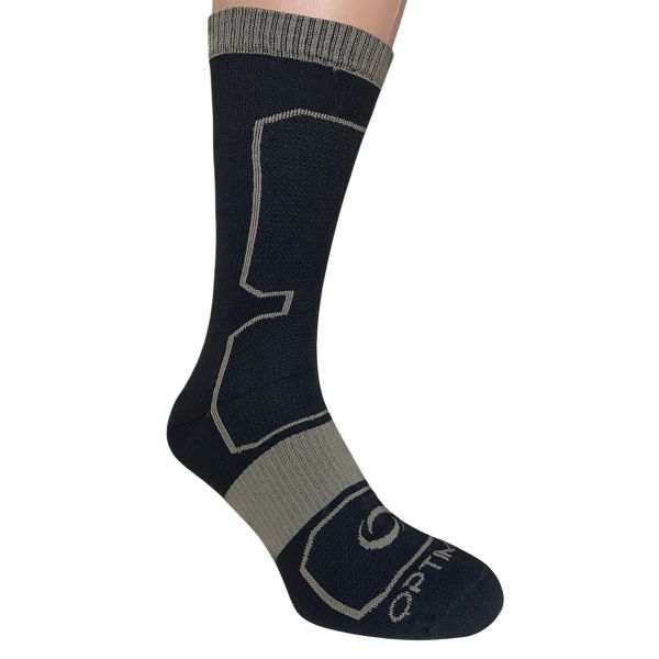 Термоноски Carpe Diem "Optimist" TREKSPORT - Зимние - Термотрек - Черный+Олива