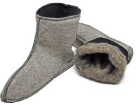 Вкладиші утеплені для ботильонів Nordman Alida ПС-24 з манжетою - Сірий