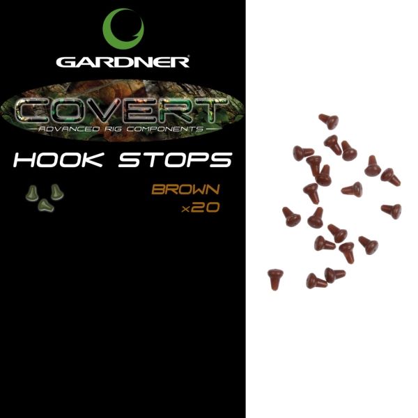 Стопор для крючков Gardner Covert Hook Stops - 20 шт/уп