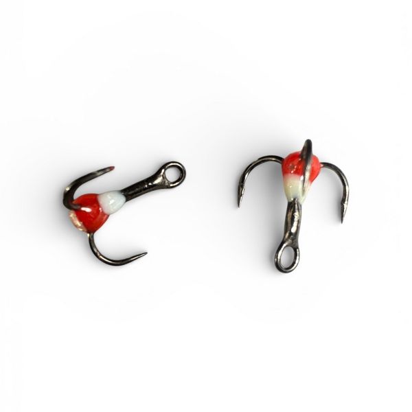 Трійник з краплею Anvi - Колір 2 Біло-Червоний - Камінь білий