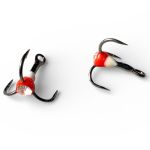 Трійник з краплею Anvi - Колір 2 Біло-Червоний - Камінь білий