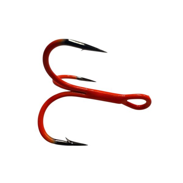 Трійник Fishing ROI Treble Hook T-4 UV Orange BC - Корея - 5 шт/уп