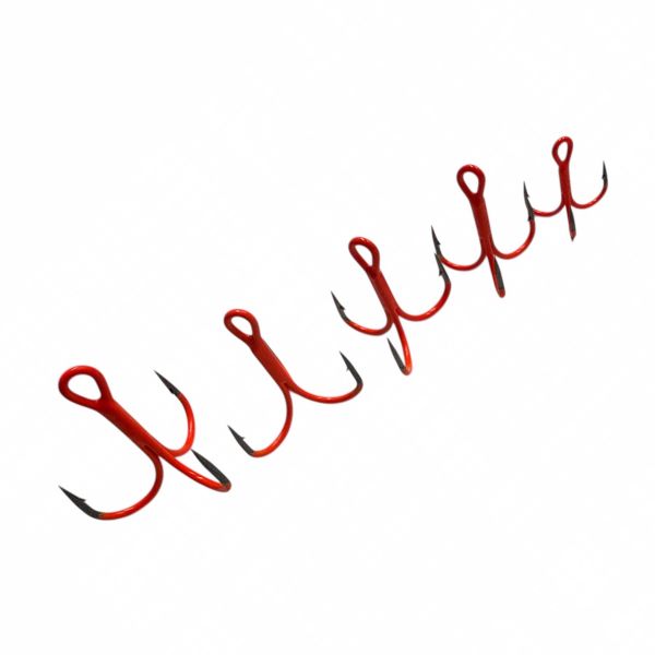 Трійник Fishing ROI Treble Hook T-4 UV Orange BC - Корея - 5 шт/уп