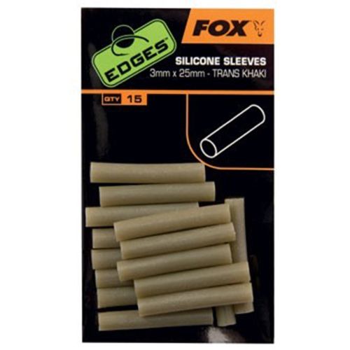 Силіконова трубка Fox EDGES Silicone Sleeves - 3x25 мм - Хакі - 15 шт/уп