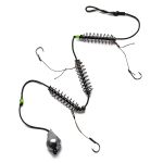 Готова снасть Вбивця карася - Супутник №2 - Гачок №7 - 15 г - Годівниця нержавіюча сталь - Пружини маленькі