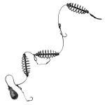 Готова снасть - Вбивця карася Супутник №2 - Гачок №7 - Годівниця нержавіюча сталь - Пружини середні