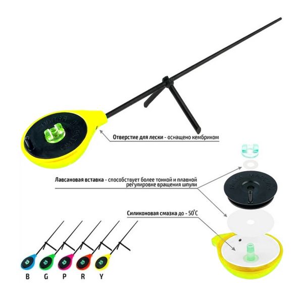 Вудка зимова Akara UNIVERSAL Pk - Yellow (Жовтий)