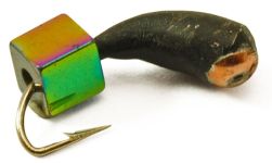 Мормышка Вольфрамовая Владимирская "Уралочка с кубиком хамелеон" м/к - 3 мм - 0,6 г - Арт.235