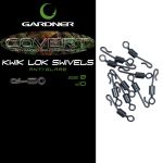 Вертлюг Gardner Kwik-lok Swivels - №8 - 10 шт/уп