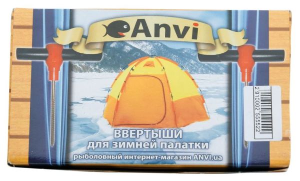 Ввертыши для зимней палатки Anvi - 4 шт./уп - Пластик