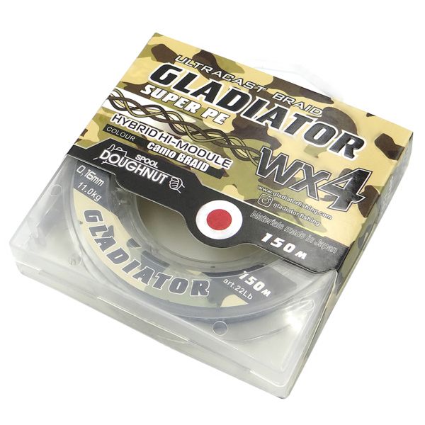 Шнур Gladiator WX4 - 150 м - Camo