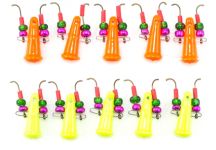 Яйцо для зимней рыбалки FRY - 25 мм - Неон - 20 штук