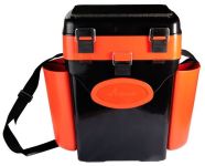 Ящик для зимової риболовлі FishBox - 10 л - 2 секції - Помаранчевий