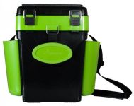 Ящик для зимової риболовлі FishBox - 10 л - 2 секції - Зелений