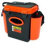Ящик для зимової риболовлі FishBox - 10 л - 1 секція - Помаранчевий