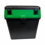 Ящик для зимової риболовлі - 18 л - 35x39x18 см - Чорно-зелений - Україна
